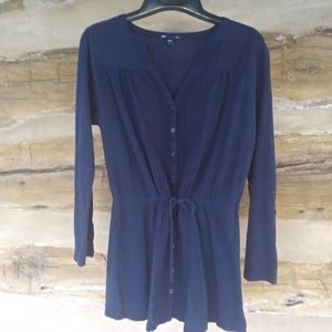 GAP Factory Navy Blue Tunic Top